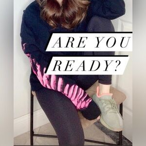 Marcelo Burlon County of Milan Black Hoodie with Pink Wing Design